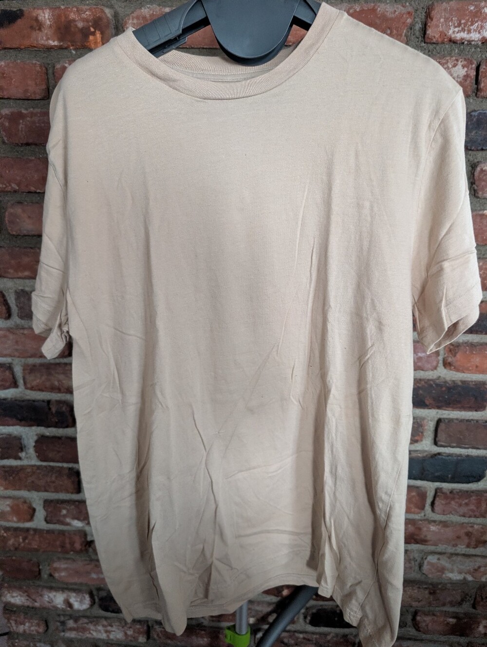 H&M Neutral Beige Basic Tee